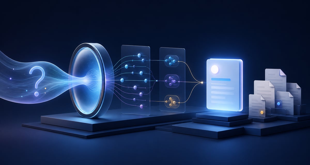 Interface visuelle reliant une question à plusieurs chemins de compréhension en robotique